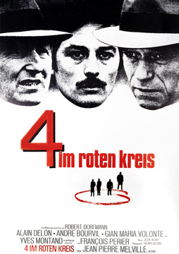 Filmplakat 4 im roten Kreis - LE CIRCLE ROUGE - franz. OmU