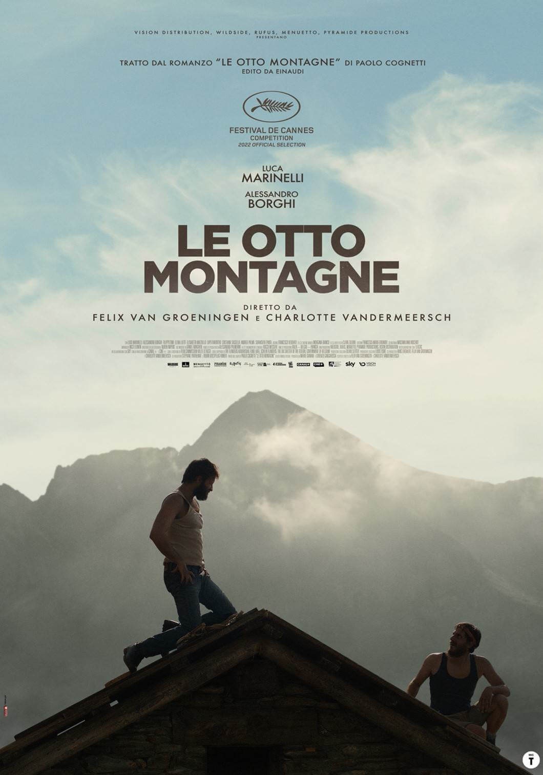 Filmplakat ACHT BERGE - LE OTTO MONTAGNE - ital. OmU