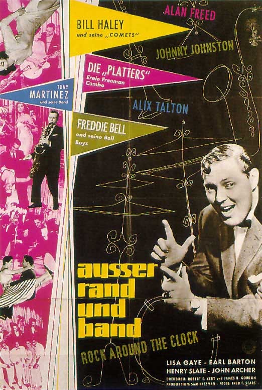 Filmplakat Ausser Rand und Band - ROCK AROUND THE CLOCK