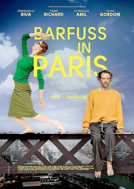 Filmplakat Barfuss in Paris - PARIS PIEDS NUS - franz. OmU