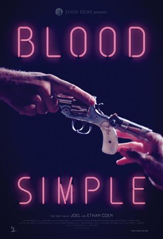 Filmplakat BLOOD SIMPLE - Eine mörderische Nacht - Directers Cut -Restaurierte Fassung