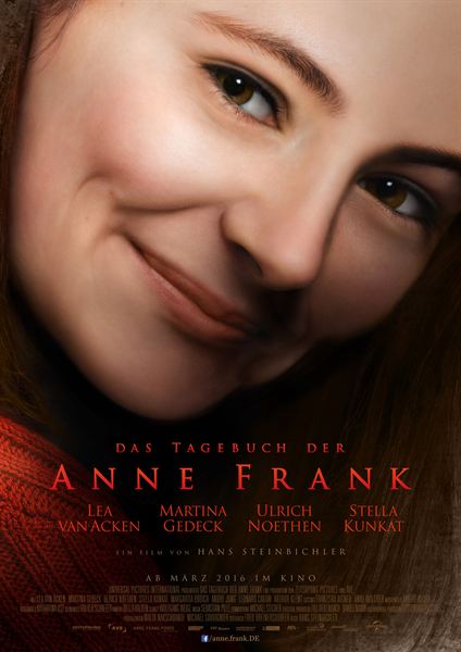 Filmplakat Das Tagebuch der Anne Frank (2016)