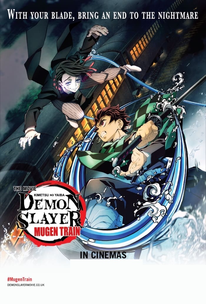 Filmplakat Demon Slayer -Kimetsu no Yaiba- The Movie: Mugen Train -japan. OmU