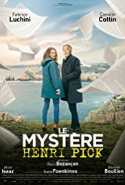 Filmplakat Der geheime Roman des Monsieur Pick - Le mystère Henri Pick - franz. OmU