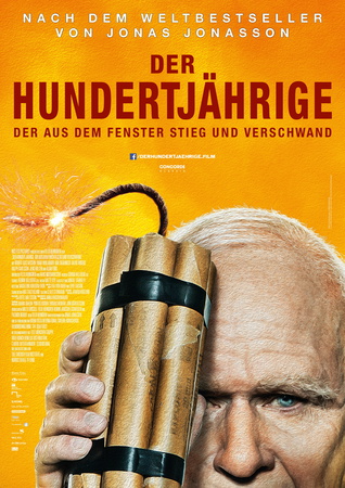 Filmplakat Der Hundertjährige, der aus dem Fenster stieg und verschwand