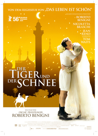 Filmplakat Der Tiger und der Schnee - La Tigre e la neve - ital. OmU