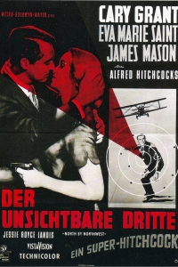 Filmplakat Der unsichtbare Dritte (NORTH BY NORTHWEST (engl. OmU)