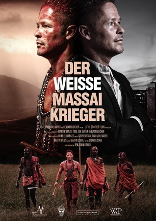 Filmplakat DER WEISSE MASSAI KRIEGER 