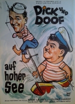 Filmplakat Dick und Doof auf hoher See - Laurel+Hardy auf hoher See