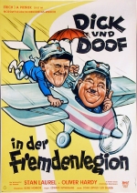 Filmplakat Dick und Doof in der Fremdenlegion - Laurel+Hardy in der Fremdenlegion