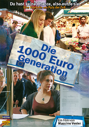 Filmplakat Die 1000 Euro Generation - Generazione mille Euro - ital. OmU