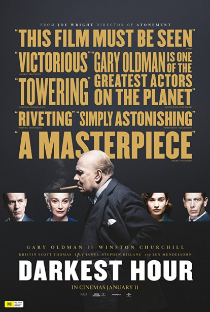 Filmplakat Die dunkelste Stunde - DARKEST HOUR - engl. OmU