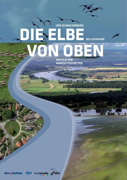 Filmplakat Die Elbe von oben