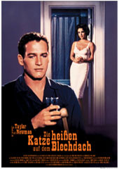 Filmplakat Die Katze auf dem Heißen Blechdach (Cat on a Hot Tin Roof)-engl. OmU