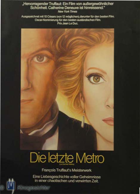 Filmplakat Die letzte Metro - Le dernier Métro