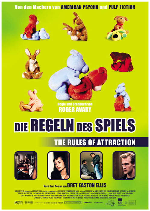 Filmplakat Bret Easton Ellis: DIE REGELN DES SPIELS