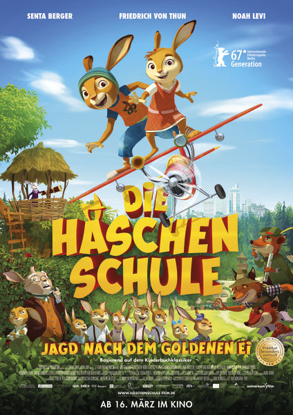 Filmplakat Die Häschenschule - Jagd nach dem goldenen Ei