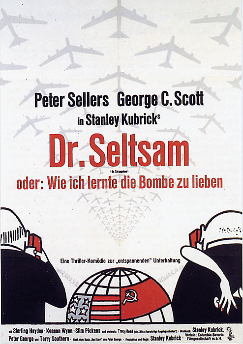 Filmplakat Dr. Seltsam oder wie ich lernte, die Bombe zu lieben