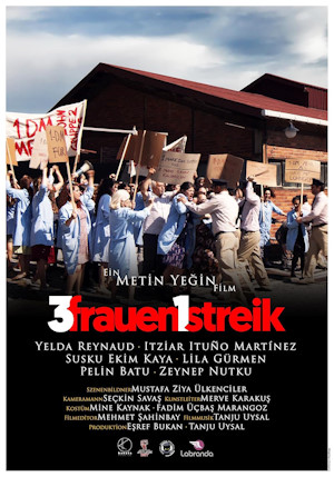 Filmplakat Drei Frauen, ein Streik OmU