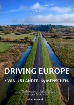 Filmplakat DRIVING EUROPE - 1 Van, 28 Länder, 65 Menschen