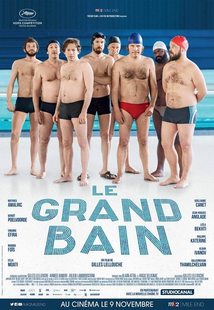Filmplakat Ein Becken voller Männer - LE GRAND BAIN - franz. OmU