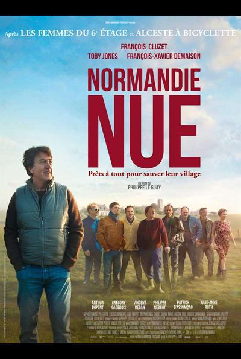 Filmplakat Ein Dorf zieht blank - NORMANDIE NUE - franz. OmU