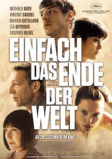 Filmplakat Einfach das Ende der Welt