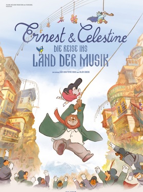 Filmplakat Ernest & Célestine: Die Reise ins Land der Musik
