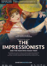 Filmplakat EXHIBITION ON SCREEN: DIE IMPRESSIONISTEN: Cézanne, Monet, Degas & Co. von Paris, London und den USA