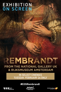 Filmplakat EXHIBITION ON SCREEN: Rembrandt - Aus der National Gallery, London und dem Rijksmuseum, Amsterdam - engl. OmU