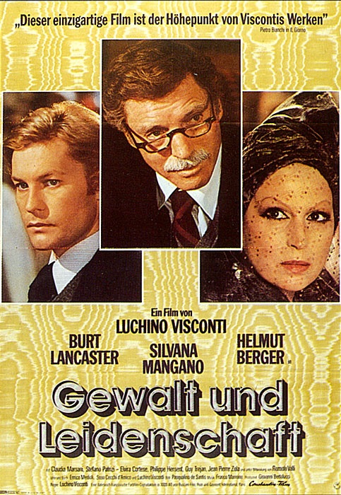 Filmplakat Gewalt und Leidenschaft - Gruppo di famiglia in un interno - ital. OmU