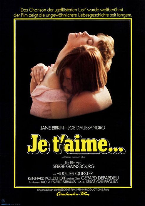 Filmplakat Je t aime - Je t aime moi non plus - franz. OmU