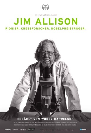 Filmplakat JIM ALLISON - Pionier. Krebsforscher. Nobelpreisträger.