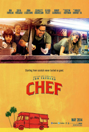 Filmplakat KISS THE COOK - CHEF - engl. OmU