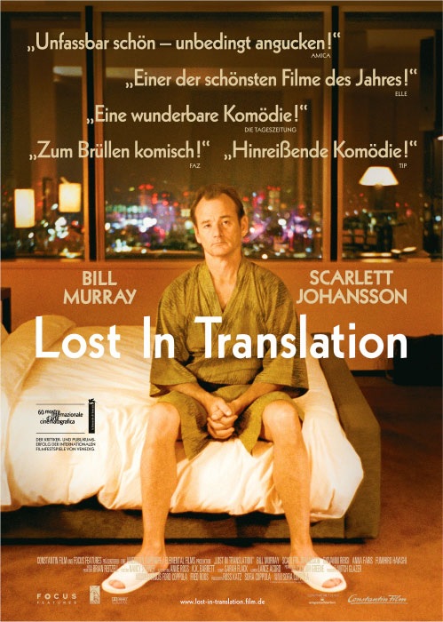 Filmplakat LOST IN TRANSLTION - engl. OmU