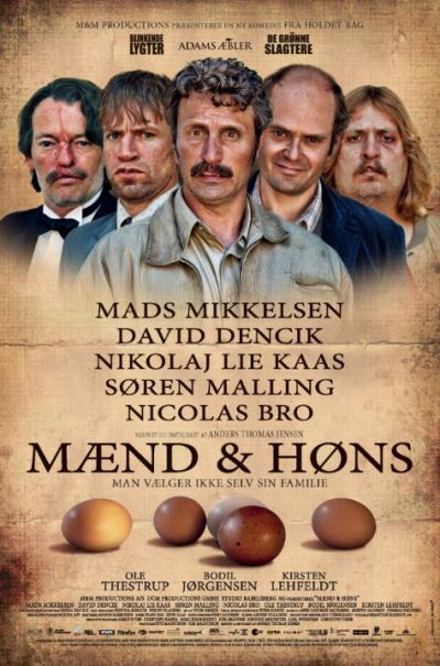 Filmplakat Men & Chicken - MÆND & HØNS - dän. OmU