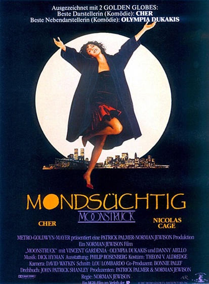 Filmplakat Mondsüchtig - MOONSTRUCK - engl. OmU