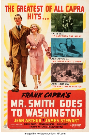Filmplakat Mr Smith geht nach Washington - MR SMITH GOES TO WASHINGTON - engl. OF