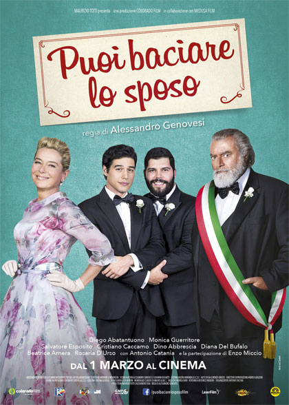 Filmplakat MY BIG CRAZY ITALIAN WEDDING - Puoi baciare lo sposo -ital. OmU 