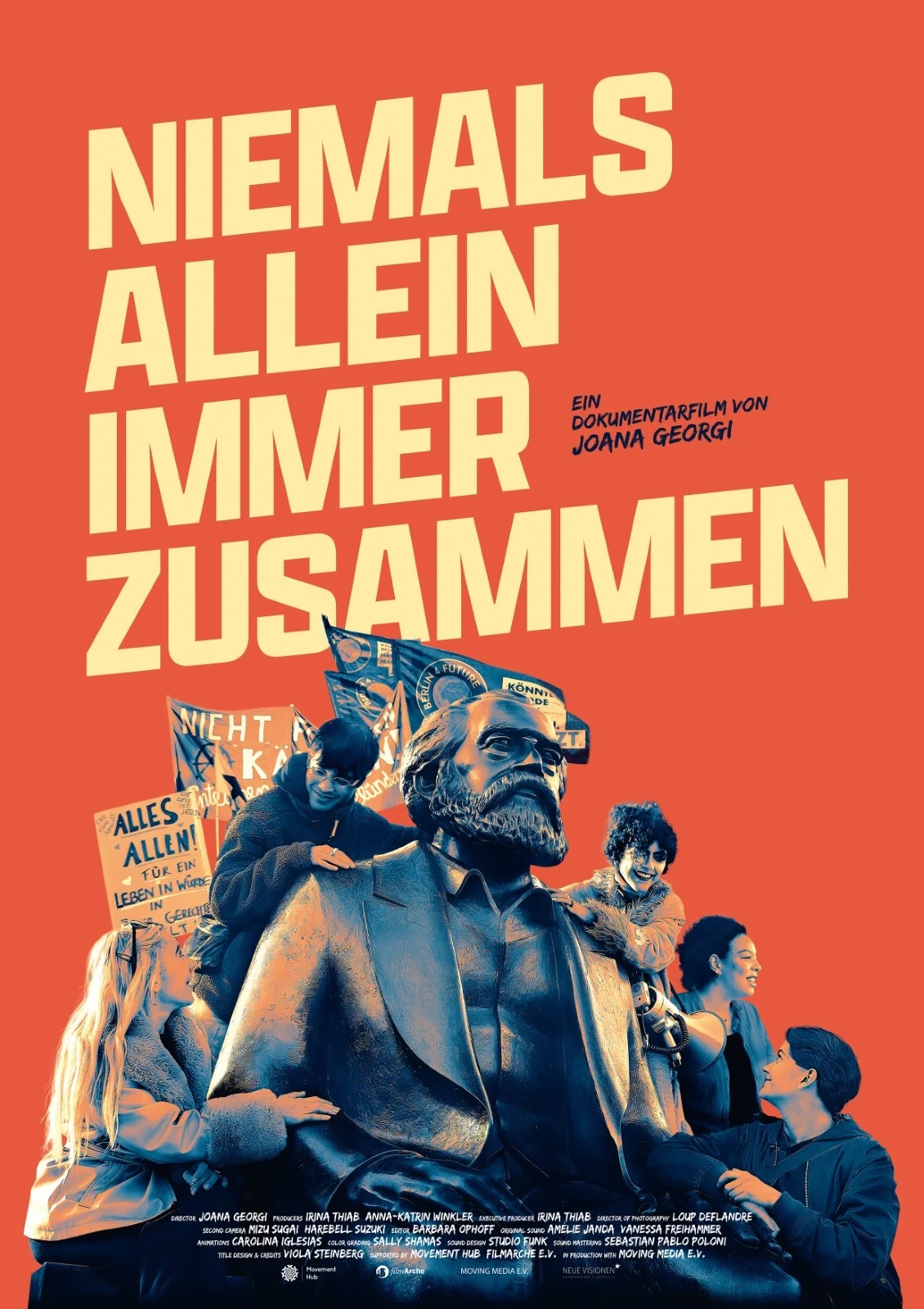 Filmplakat Niemals allein. Immer zusammen