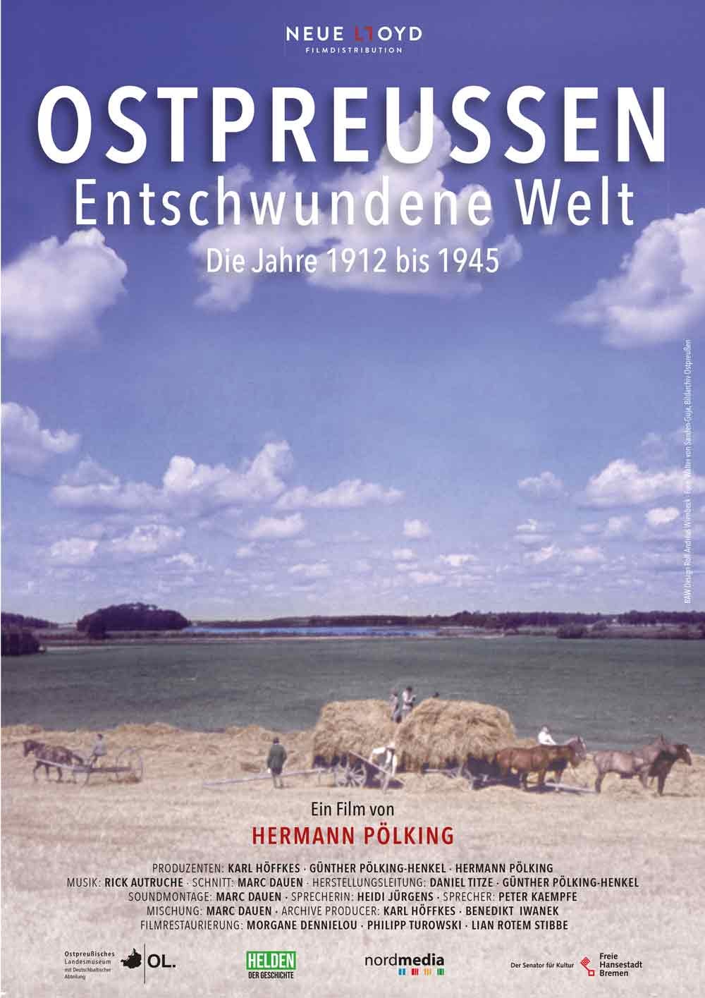 Filmplakat Ostpreußen - Entschwundene Welt 1912 bis 1945