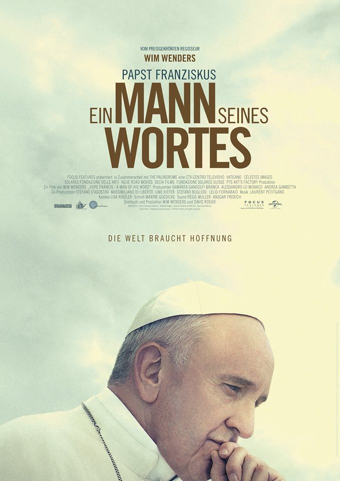 Filmplakat PAPST FRANZISKUS - Ein Mann seines Wortes