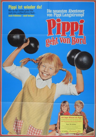 Filmplakat Pippi geht von Bord