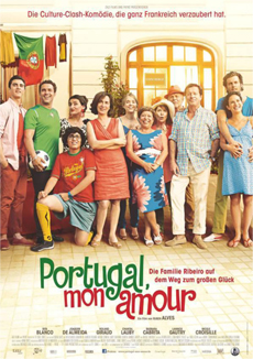 Filmplakat PORTUGAL MON AMOUR - Die Familie Ribeiro auf dem Weg zum großen Glück 