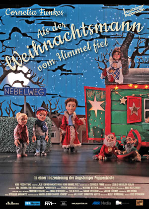 Filmplakat Augsburger Puppenkiste: Als der Weihnachtsmann vom Himmel fiel