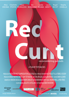 Filmplakat Red Cunt - reconsidering periods