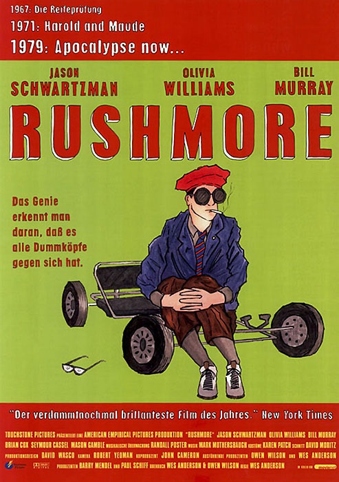 Filmplakat RUSHMORE - engl. OmU