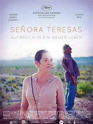 Filmplakat SEÑORA TERESAS AUFBRUCH IN EIN NEUES LEBEN - LA NOVIA DEL DESIERTO - span. OmU