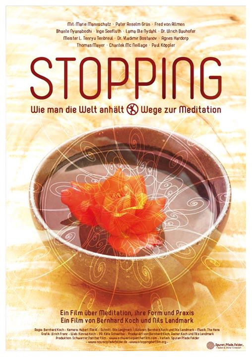 Filmplakat STOPPING - Wie man die Welt anhält - Wege zur Meditation