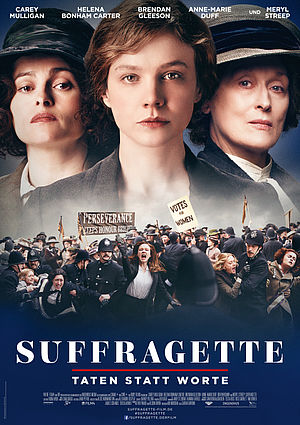 Filmplakat SUFFRAGETTE - Taten statt Worte